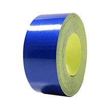 Mavi 5m Yansıtıcı Etiket Kamyon Vücut Bandı Araba Kendinden Yapışkanlı Dıy Uyarı Şeridi Çıkartması