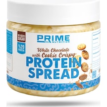 Prime Nutrition White Chocolate & Cookie Crispy Protein Spread 350 Gram Beyaz Çikolatalı & Kurabiye Parçacıklı Proteinli Krema