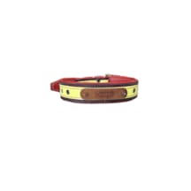 Ln Leather Gerçek Deri Orta Irk Yumuşak Dokulu 3,5 X 65 Cm Tasma Sarı Siyah