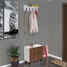 Kenzlife Ayakkabılık Cimcime3 Cvzbyz 53 060 32 Kapaklı 3 Raflı 9 Çift Ayakkabı Kapasitesi Ahşap