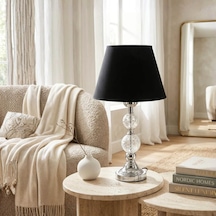 Homing Nile Krom Renk Abajur 242836 Siyah-krom