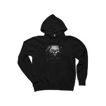 Hypocrisy End of Disclosure Siyah Kapşonlu Sweatshirt Hoodie Siyah