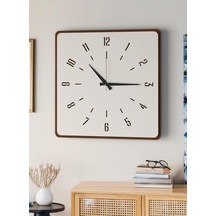 Modern Ahşap Duvar Saati Sağlam Çok Şık Ve Birarada..no:42 Çok Rekli
