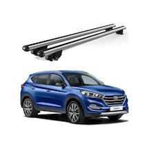 Kanca Hyundai Tucson 2018 Ve Sonrası Uyumlu Gri Kilitli Ara Atkı 120cm Port Bagaj Tavan Barı