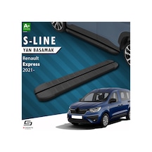 S-dizayn Renault Express S-line Siyah Yan Basamak 203 Cm 2021 Üzeri A+ Kalite