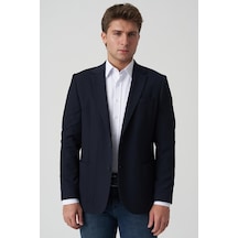 White Stone Almada C4017 Slim Fit 6 Drop Ceket Laci Laci