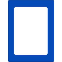 Mavi Kullanışlı Fotoğraf Duvar Etiketi Manyetik Süreç Bükülme Serbestçe Dekoratif 10ınch Single Layer