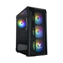 VENTO VG15FE 500W PEAK 4X120MM RGB FAN GAMING SİYAH KASA