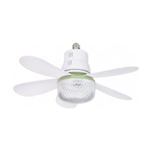 E27 Duylu Tavan Fanı Ve Led Aydınlatma, 520mm, 30w, 3 Kademeli Hız, Uzaktan Kumandalı, Sessiz Çalışma