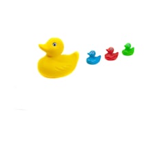Oyuncak Ördek 3'lü Vinil Banyo Ördekleri Banyo Oyuncağı 19 Cm