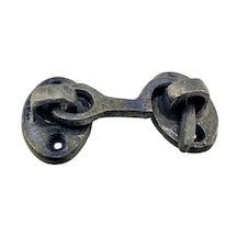 Antika Tarz Dekoratif Pirinç Çengeli - 5cm, Oksit 5 CM