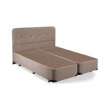 Nironyatak Luna Baza Ve Başlık Seti - 160X200 Cm Çift Kişilik Sandıklı Kumaş