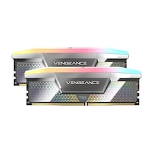 Corsaır Vengeance Rgb Ddr5 Cudımm 48gb 2x24gb 8400mhz Cl40-52-52-135 1.4v Intel Xmp Masaüstü Bilgisayar Belleği - Gümüş Cmhc48gx5m2x8400c40