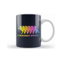 Unicorn Rainbow Swag Kupa Bardak Porselen Karışık