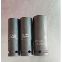 1/2 Uzun Derin Havalı Lokma Takım 17-19-21mm