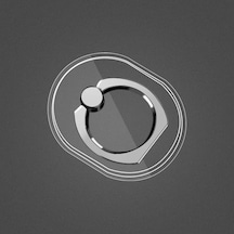 Goldenqian Parmak Yüzük Cep Telefonu Akıllı Telefon Standı Tutucu İphone X Samsung Cep Akıllı Şeffaf Telefon Zil Tutucu Araç Montaj Standı Oval Oval