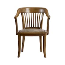 Bengimobilya Sandalye Zus135 Atmaca Tam Kolçak Kafes Model Kayın Retro Bambu