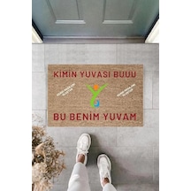 Dijital Baskı Kişiye Özel İç Kapı Dekorasyon Paspas Ps11273 Renkli