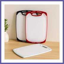 Bezos Kesim Panosu 31x20 Cm - Plastik, Kaymaz Silikon Kenarlı, 10 Mm Nıda Çok Renkli
