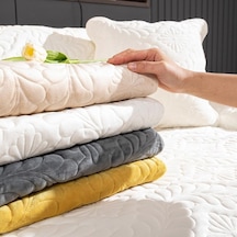 Camel Peluş Kanepe Havlusu Kış Avrupa Tarzı Kısa Kanepe Örtüsü Düz Renk Kaymaz Kanepe Örtüsü Oturma Odası İçin Evrensel 70 70cm