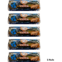 Yener Endüstriyel Jumbo Çöp Torbası Poşeti - 2 Kat - Siyah - 400 G - 80 x 110 CM -10 Adetlik 5 Rulo