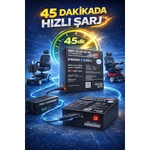 Prismacell Lityum Tekerlekli Sandalye Aküsü Engelli Araba Aküsü 25.6 Volt 50 Ah Hızlı Şarj