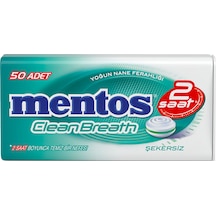 Mentos Clean Breath 2 Saat Yoğun Nane Aromalı Tablet Şekerleme 12 x 35 G