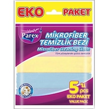Parex Mıkrofıber Temızlık Bezı 5lı Ort Sarı