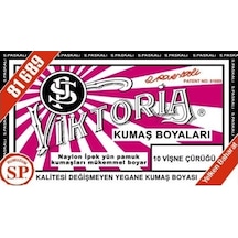 Viktoria Kumaş Boyası Vişne Çürüğü 2Pk+Fiske Sabitleme 1Pk