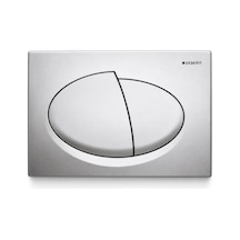Geberit Twist Metal Çift Kademeli Kumanda Paneli Mat Krom 115.780.46.1