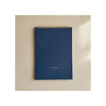 Tarihsiz Günlük Planlayıcı, Spiralli, A4, 60 Yaprak, 110 Gr Kağıt Açık Gri