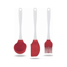 SİLİCOLİFE 3'LÜ SERVİS SETİ SİLİKON KEPÇE, BÜYÜK SPATULA, FIRÇA