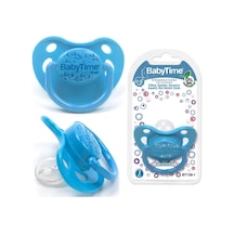 Babytime Silikon Damaklı Koruyucu Kapaklı Mat Gövdeli Emzik N.1 Bt128-1