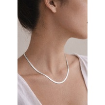 Çelik Gold Italyan Zincir 60 5 Cm -kararma Yapmaz Gümüş 45 Cm Çelik Altın