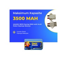 Mamnv Br151 Racing 3500 Mah 14.4v Robot Süpürge Batarya