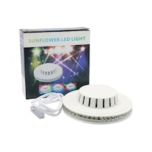 Fithome M29 48 Led Rgb Otomatik Renk Değiştiren Dönen Ayçiçeği Ufo Led Diğer