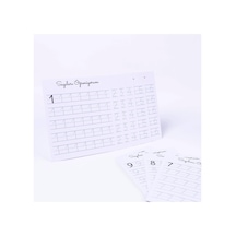 10lu Rakamları Öğreniyorum 12 X 13 Cm Karton Çalışma Kart Seti