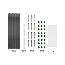 Bahçe Kemeri Böcek Mesh Seti Esnek Gerilebilir Bitkiler Koruma Ağı, Boyut:netsiz 30 Adet