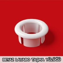 İz Yapı Beyaz Lavabo Taşma Yüzüğü A Tipi