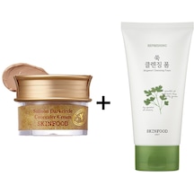 Skinfood Salmon Concealer (2) + Vege Garden Cleansing Foam Mugwort 150 ML