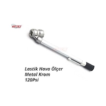 Ahmet Otomotiv Lastik Hava Basınç Ölçer 10-120 Psi Mekanik Metal