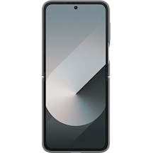 Samsung Uyumlu Galaxy Z Flip 6 Yüzüklü Silikon Telefon Kılıfı