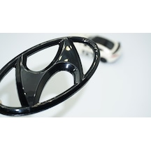 Dk Tuning İ20 Parlak Siyah Ön Panjur Logo Hyundai İle Uyumlu