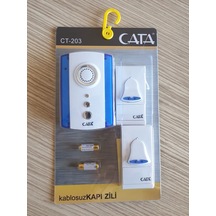 Cata Ct-203 Kablosuz Kapı Zili Mavi