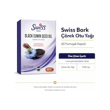Swiss Bork Black Cumin Seed Oil Çörek Otu Yağı 60 Yumuşak Kapsül