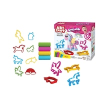 Unicorn Oyun Hamur Seti 200 Gr. - Oyun Hamuru Seti - Hamur Setleri - Hamur Kalıpları - Boynuzlu At Renkli