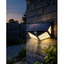 Solar Duvar Lambası 100 Led Ip65 Su Geçirmez Uuczduvarlambası3-1