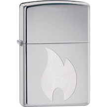 Zippo Çakmak 250 Zıppo Flame Zıppo 3numara Gri