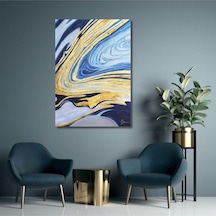 Soyut Büyük Boy El Yapımı Yağlı Boya Tablo 95x128cm