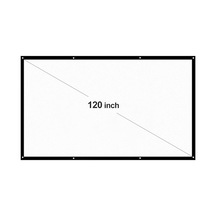 120 İnç Taşınabilir Projeksiyon Perdesi - Ev Sineması Ve Toplantılar İçin Kolay Kurulumlu Beyaz Perde